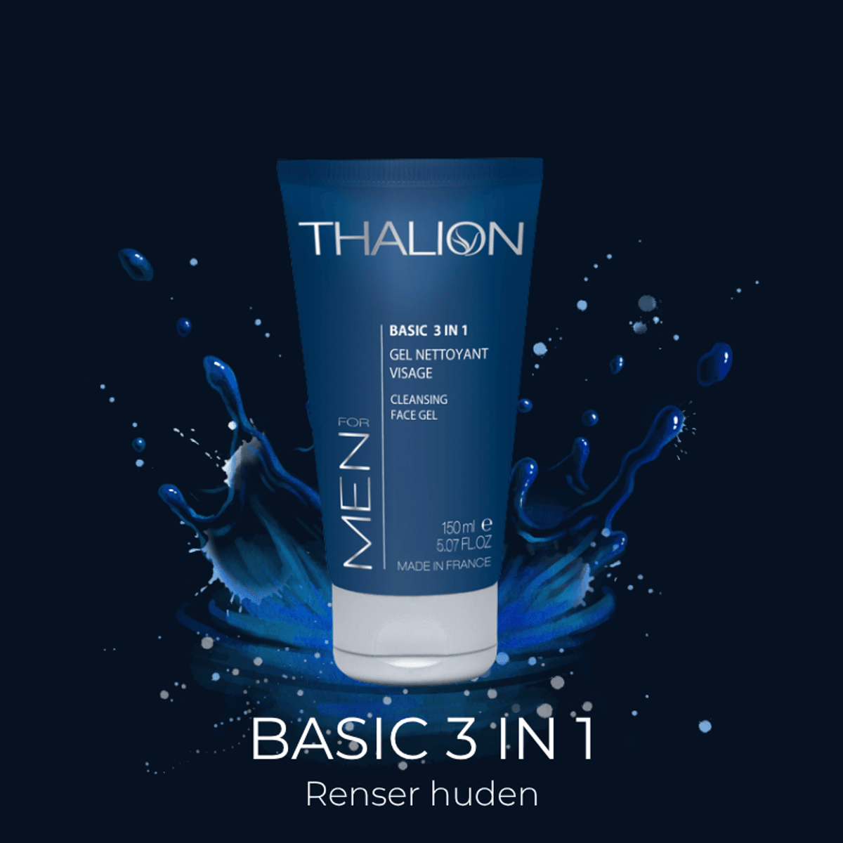 BASIC 3 IN 1 CLEANSING FACE GEL (150 ML)